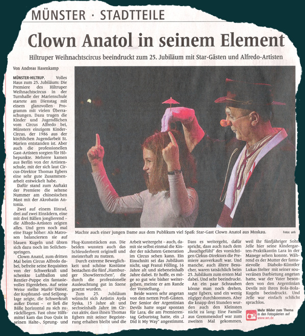 Clown Anatol Zeitung 05